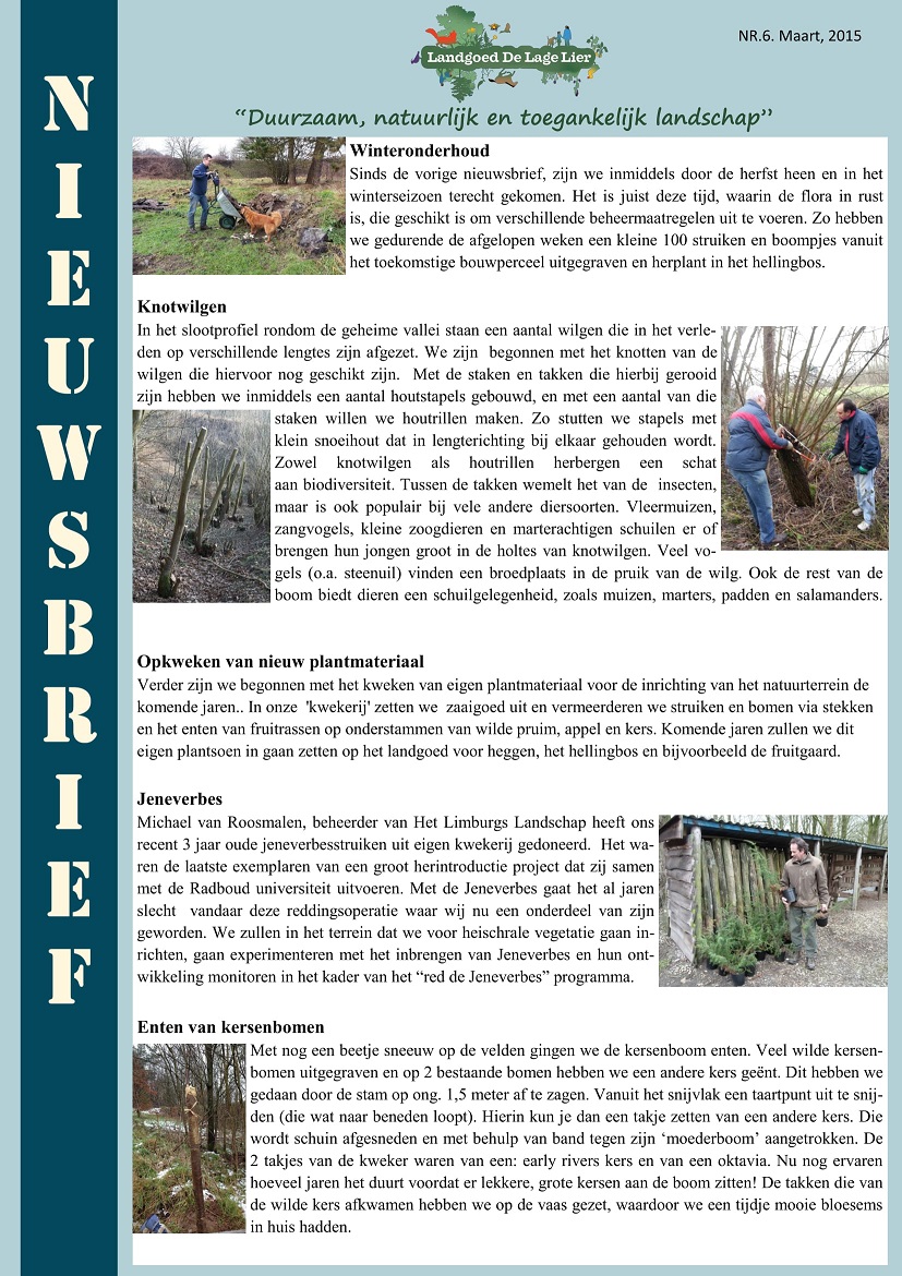 Nieuwsbrief 6 juni 2015 pagina 1